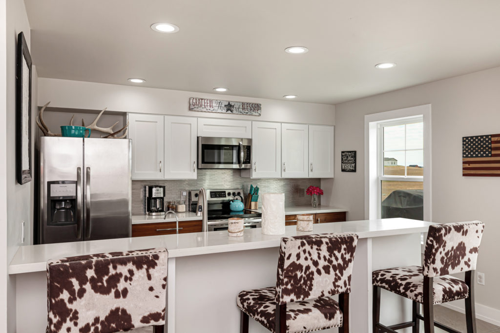 real estate photography kitchen three forks