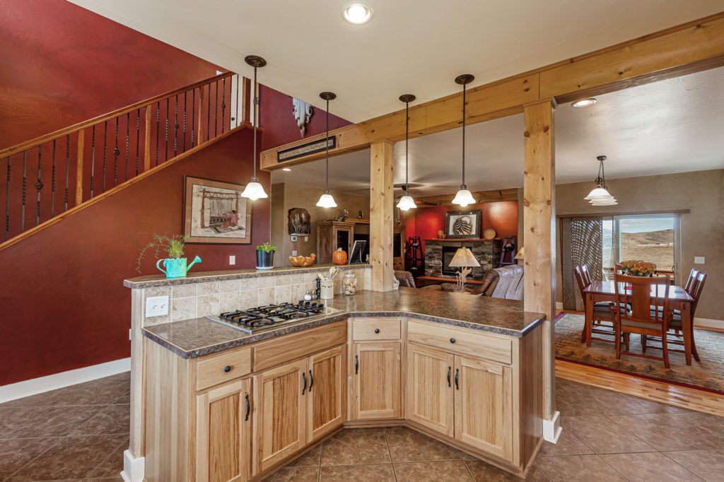 real estate photography kitchen three forks