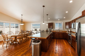 kitchen table lights, 257 Bates Road, Manhattan