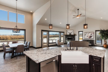 kitchen counter table, 581 Arrow Trail, Bozeman